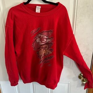 Red Kansas City Chiefs / Iowa State Sweatshirt